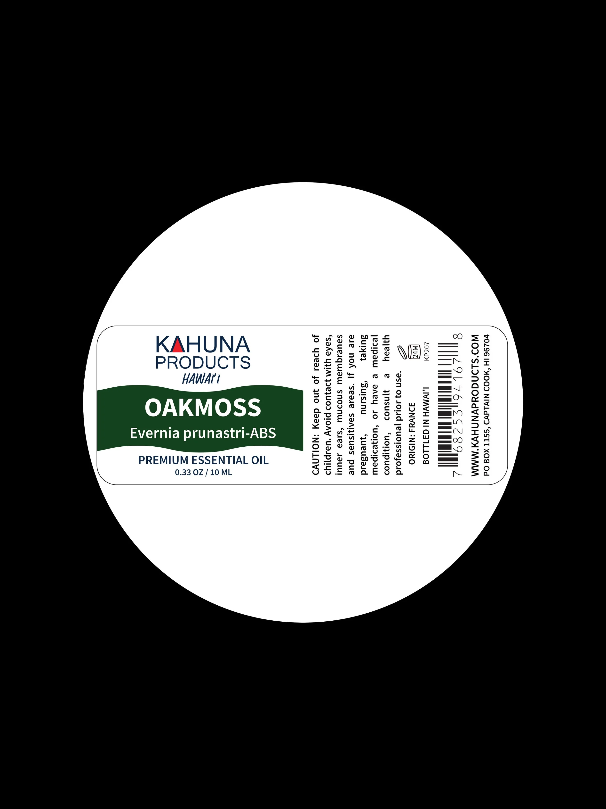 OAKMOSS ABSOLUTE OIL — Kahuna Products Hawai'i